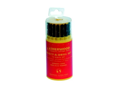 Sherwood Zestaw wierteł szlifowanych do metalu 1-10mm 19szt.  SHR0259000 