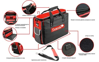 Tvardy Torba narzędziowa monterska organizer T00455 - 6