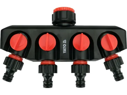 Yato Przyłącze kranowe z czterema wyjściami 3/4"-1" ABS PP YT-89103