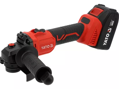 Yato Szlifierka kątowa akumulatorowa bezszczotkowa 18 V 125 mm z baterią 4Ah YT-828251