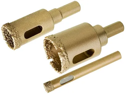Drel Wiertła otwornice diamentowe - diament lutowany 30mm CON-AOD-1130