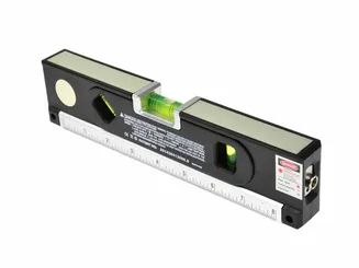 Geko Poziomica laserowa budowlana z miarką i podświetleniem G03311  - 4