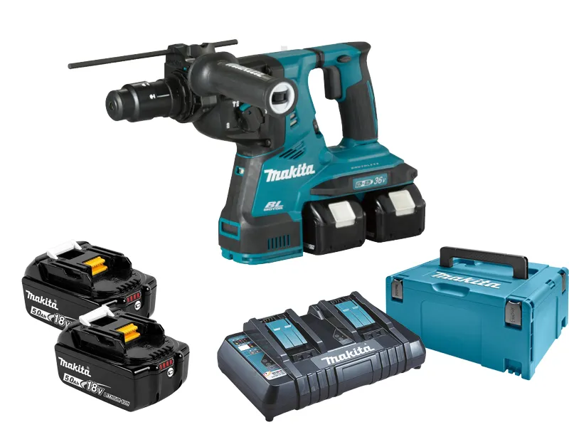 Makita Młotowiertarka SDS Plus akumulatorowa 2x18V 2x5Ah DHR281PT2J