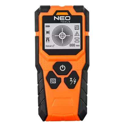 NEO Tools Wykrywacz 3w1 z wyświetlaczem LCD 75-250