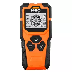 NEO Tools Wykrywacz 3w1 z wyświetlaczem LCD 75-250