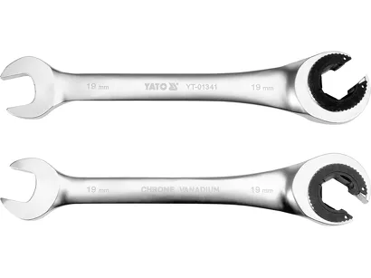 Yato Klucz półotwarty z grzechotką 19 mm YT-01341
