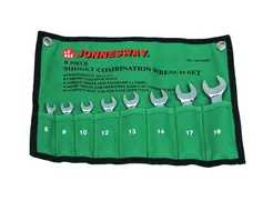 Jonnesway zestaw kluczy płasko-oczkowych krótkich 8-19mm 8szt. W53108S 