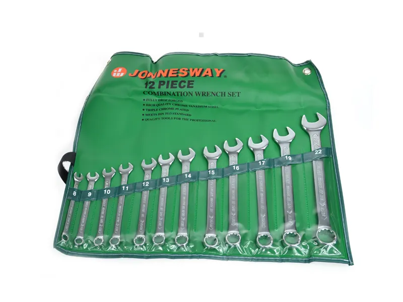 Jonnesway Klucze płasko oczkowe 10-32mm 12szt. W26112SA