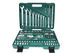 Jonnesway Klucze nasadowe 1/4" i 1/2" i klucze pł-oczk komplet 82 szt. S04H52482S PROMOCJA