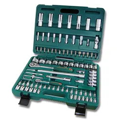 Jonnesway Klucze nasadowe 1/4" i 1/2" komplet 94 szt. S04H52494S