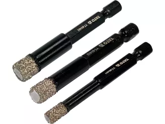 Yato Zestaw diamentowych wierteł do gresu 3 el. YT-60409 PROMOCJA - 2