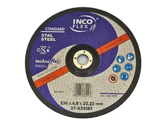 Incoflex Tarcza do szlifowania metalu Standard STAL M27 230 x 6,0mm A24SBF - 4