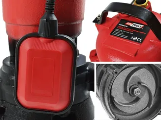 AWTOOLS Pompa do wody brudnej z rozdrabniaczem i pływakiem 850W AW85017 - 2