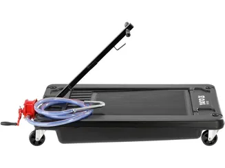 Yato Zlewarka z pompą mobilna do oleju 65l PP 4 kółka YT-07183 - 2