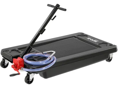 Yato Zlewarka z pompą mobilna do oleju 65l PP 4 kółka YT-07183