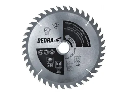 Dedra Tarcza do pilarki z węglikiem do drewna 16z 160x20mm H16016 
