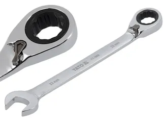 Yato Klucz płasko-oczkowy z grzechotką 23 mm YT-1666 - 2