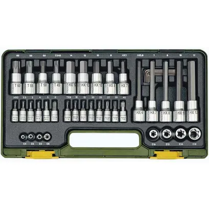 Proxxon Klucze ampułowe  HEX i TX 41szt. 23290 