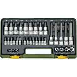Proxxon Klucze ampułowe  HEX i TX 41szt. 23290 