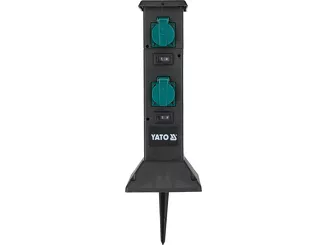 Yato Gniazdo ogrodowe słupek podwójne IP44 230 V YT-81274 - 3
