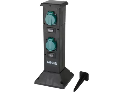 Yato Gniazdo ogrodowe słupek podwójne IP44 230 V YT-81274