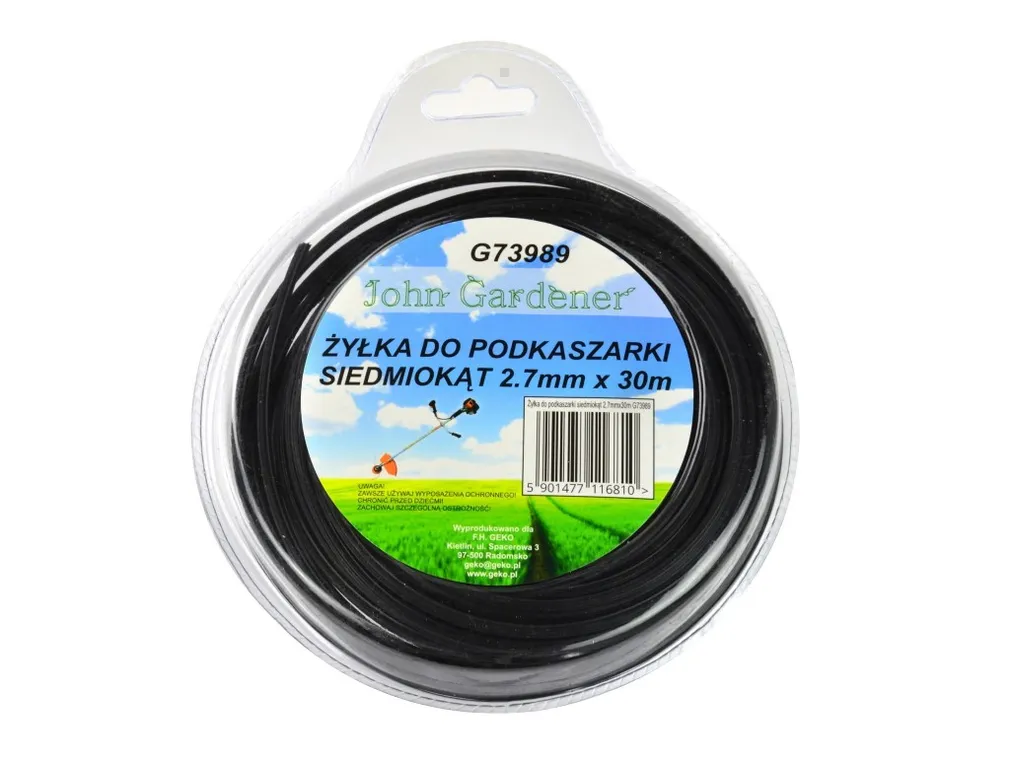 Geko Żyłka do podkaszarki siedmiokąt 2,7mmx30m G73989