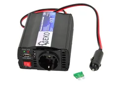 Geko Przetwornica napięcia 12/230V 250/500W G17000 