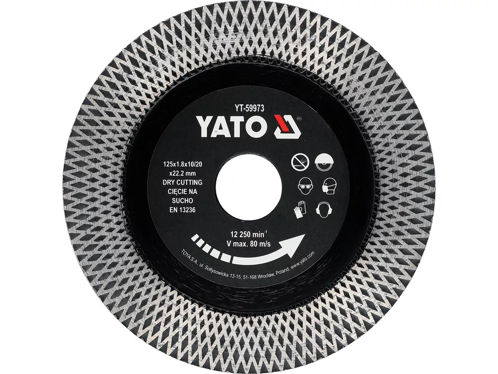 Yato Tarcza diamentowa do ceramiki i gresu 125 mm YT-59973