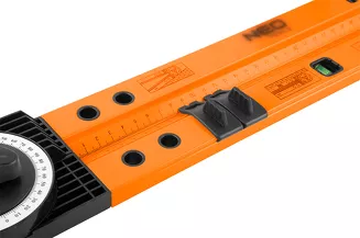 Neo Kątomierz nastawny z poziomicą 500 mm, 2 libelle, ołówek 72-225 - 6