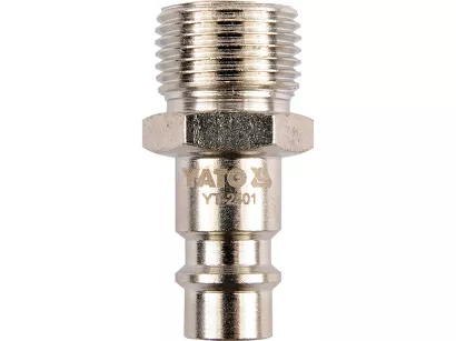 Yato Gniazdo szybkozłącza pneumatycznego z gwintem zewnętrznym 3/8" YT-2401
