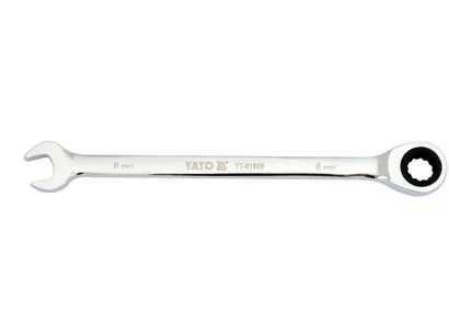 Yato Klucz płasko-oczkowy z grzechotką 8 mm YT-01908