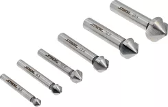 Sthor Zestaw pogłębiaczy do metalu 6,3–20,5 mm, 6 szt. 22710