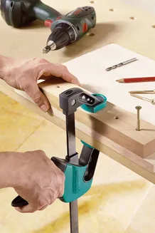 Wolfcraft Ścisk stolarski jednoręczny typ F 150mm EHZ Easy WF3020 - 2