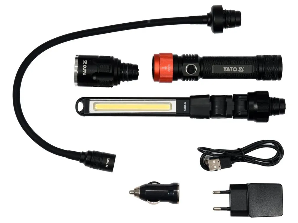 Yato Lampa warsztatowa 3w1 w walizce 380 lm YT-08521 
