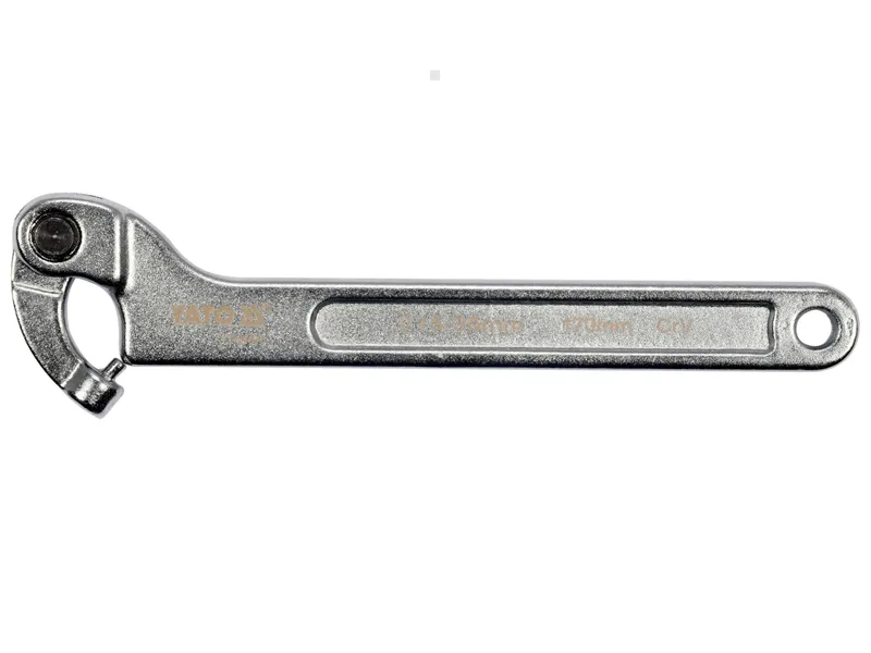 Yato Klucz hakowy z okrągłym bolcem przegubowy 120-180mm  YT-01679 