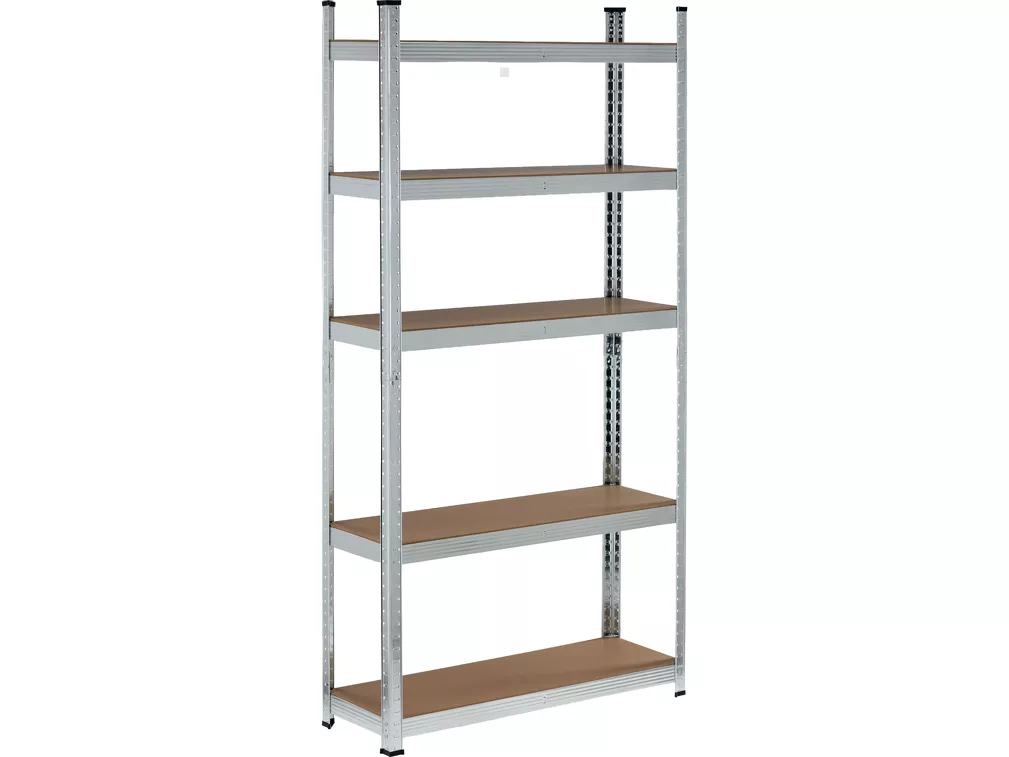 Vorel Regał magazynowy ocynkowany HDF 180 x 90 x 30 cm 78483