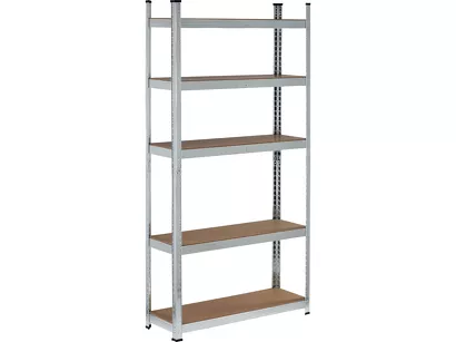 Vorel Regał magazynowy ocynkowany HDF 180 x 90 x 30 cm 78483