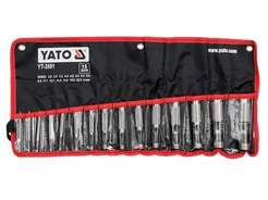 Yato Wycinaki do otworów w skórze kpl. 15 szt. YT-3591 