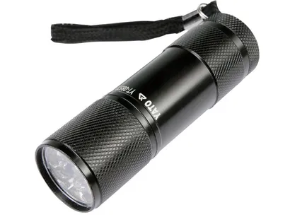 Yato Latarka aluminiowa, 9 LED, czarna YT-08570