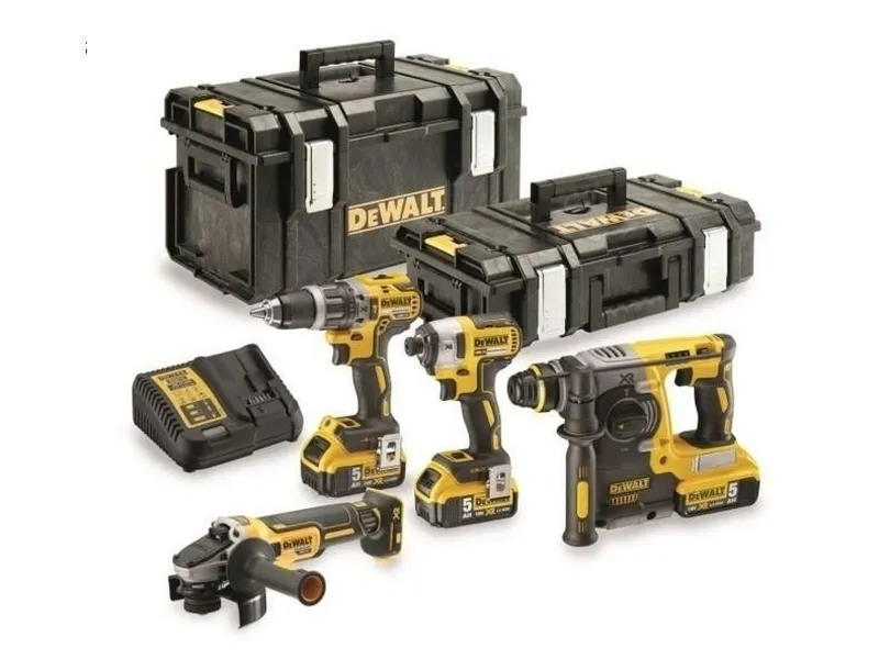 DeWalt Zestaw akumulatorowy Combo 4 elementy 5,0Ah DCK422P3-QW 
