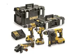 DeWalt Zestaw akumulatorowy Combo 4 elementy 5,0Ah DCK422P3-QW 