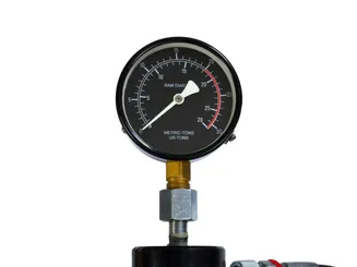 Geko Prasa hydrauliczna z manometrem 20t i pompą nożną G02086  - 5