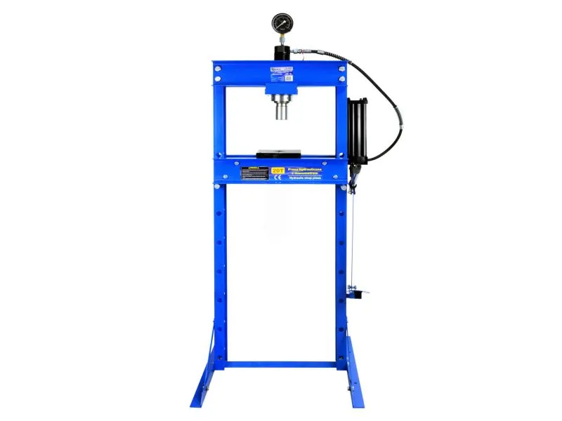 Geko Prasa hydrauliczna z manometrem 20t i pompą nożną G02086 