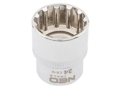 Neo Klucz nasadowy 20mm 1/2" 12-kątny SPLINE 08-592