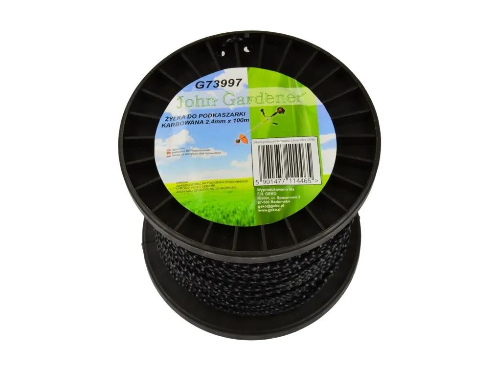 Geko Żyłka do podkaszarki karbowana 2,4mmx100m G73997