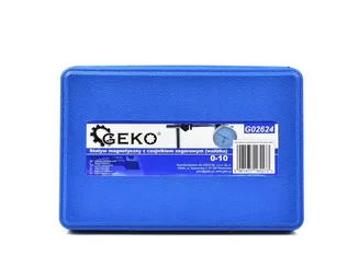 Geko Czujnik zegarowy 10/0,01 mm + statyw magnetyczny G02624 - 7
