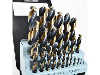 AWTOOLS Wiertła do metalu HSS M2 25szt. 1,0-13,0mm AW42005 - 3