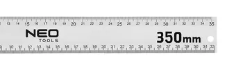 Neo Kątownik budowlany aluminiowy 350 x 190 mm 72-146 - 2
