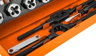 Neo Zestaw narzynki i gwintowniki HSS M3-M12, 32 szt. w walizce 12-915 - 7