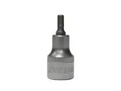 Jonnesway Klucz ampułowy HEX krótki z nasadką 1/2" 5mm S09H405 